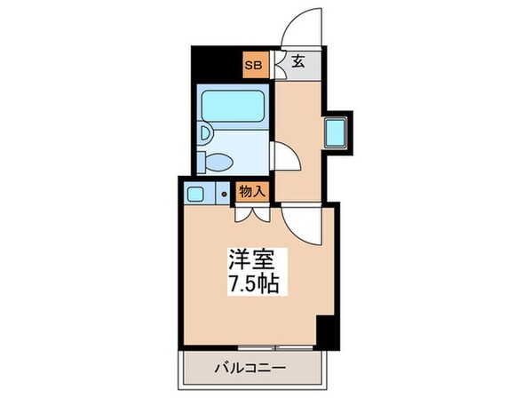 アーバンヒルズ京成立石 507号室の物件間取画像